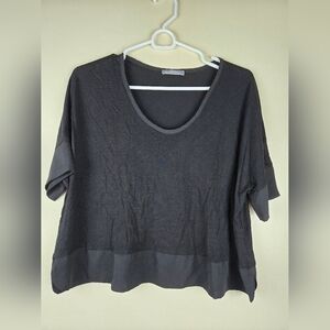 Zara Black Blouse Oversized Size S